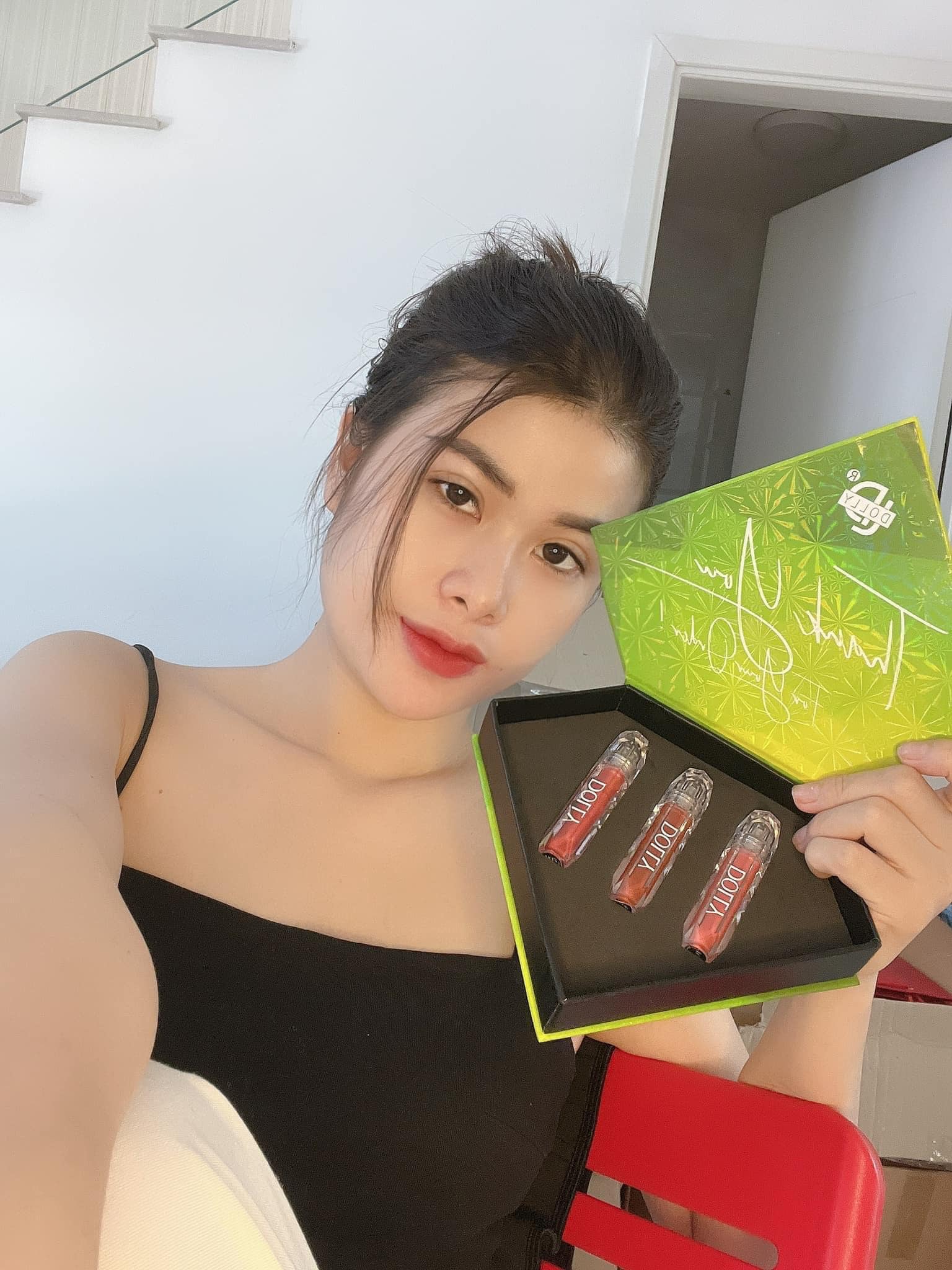 Set vip 3 son lì, kem dolly diamond velvet không chì cao cấp new 2022