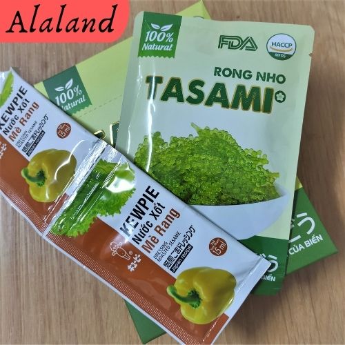Combo 10 gói sốt mè rang Kewpie 15 ml - Xốt chấm rong nho salad siêu ngon