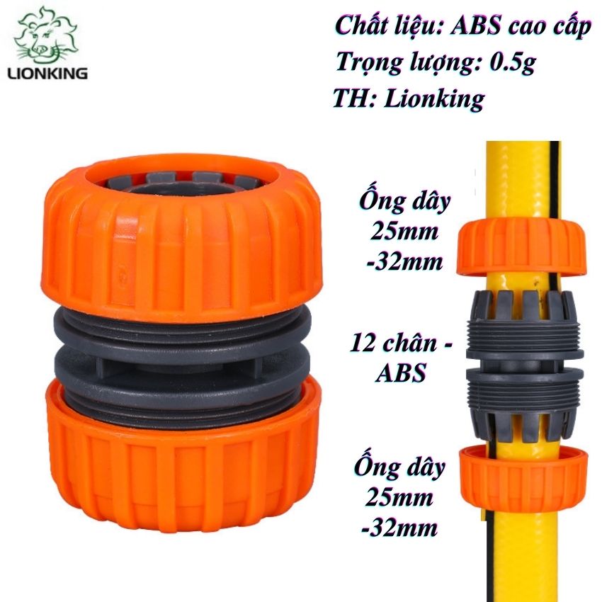 Khớp nối nhanh, cút nối thẳng ống dây đường kính D16mm, D21mm, D27mm