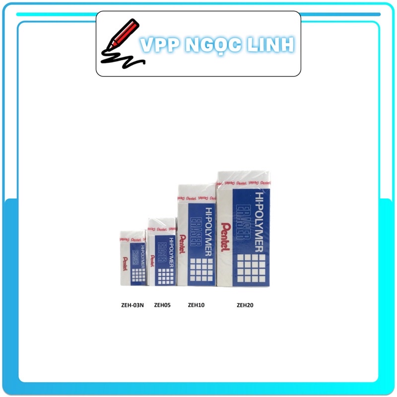 Gôm tẩy pentel siêu mềm siêu sạch zeh