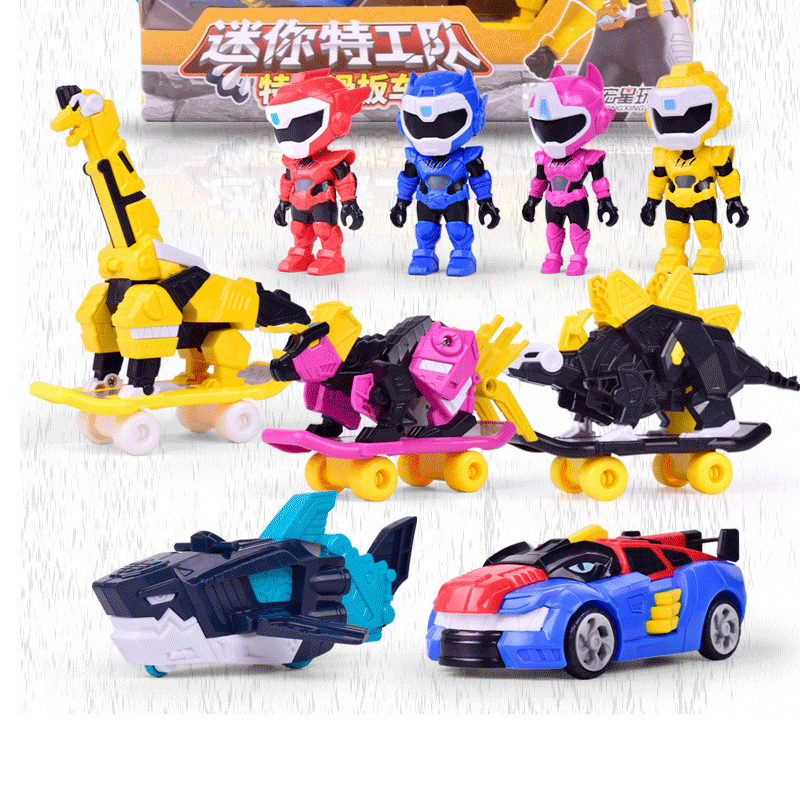 Bộ đồ chơi Biệt đội siêu nhân nhí miniforce đồ chơi trẻ em gồm siêu nhân và khủng long