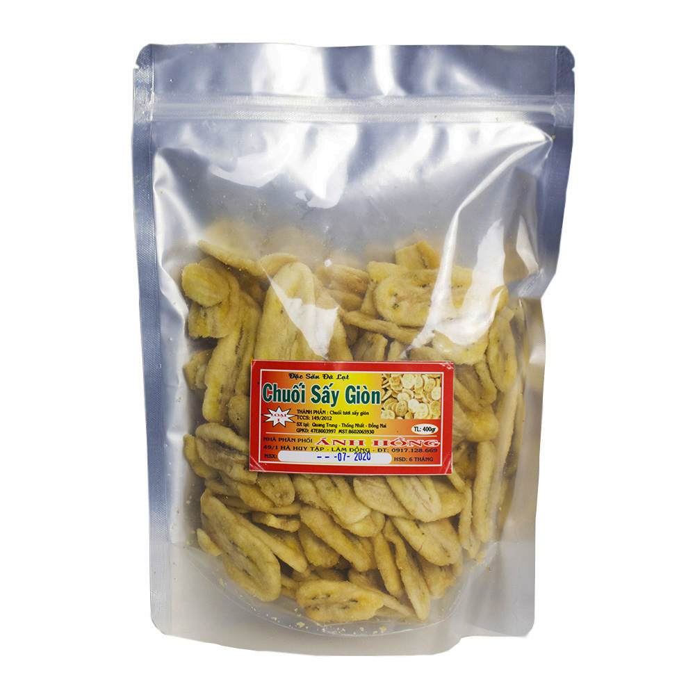 Chuối sấy giòn ngọt 400gr