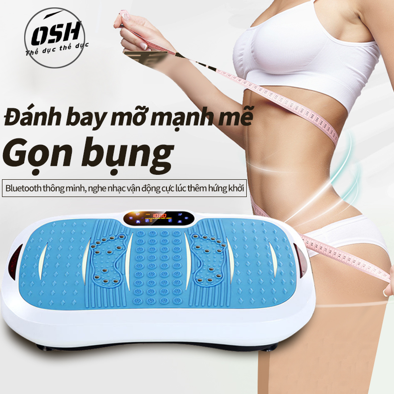 [HCM]Máy  tập gym có bluetooth đa năng máy tập rung giảm eo thon gọn âm thanh lập thể phát nhạc nhiều mức độ rung