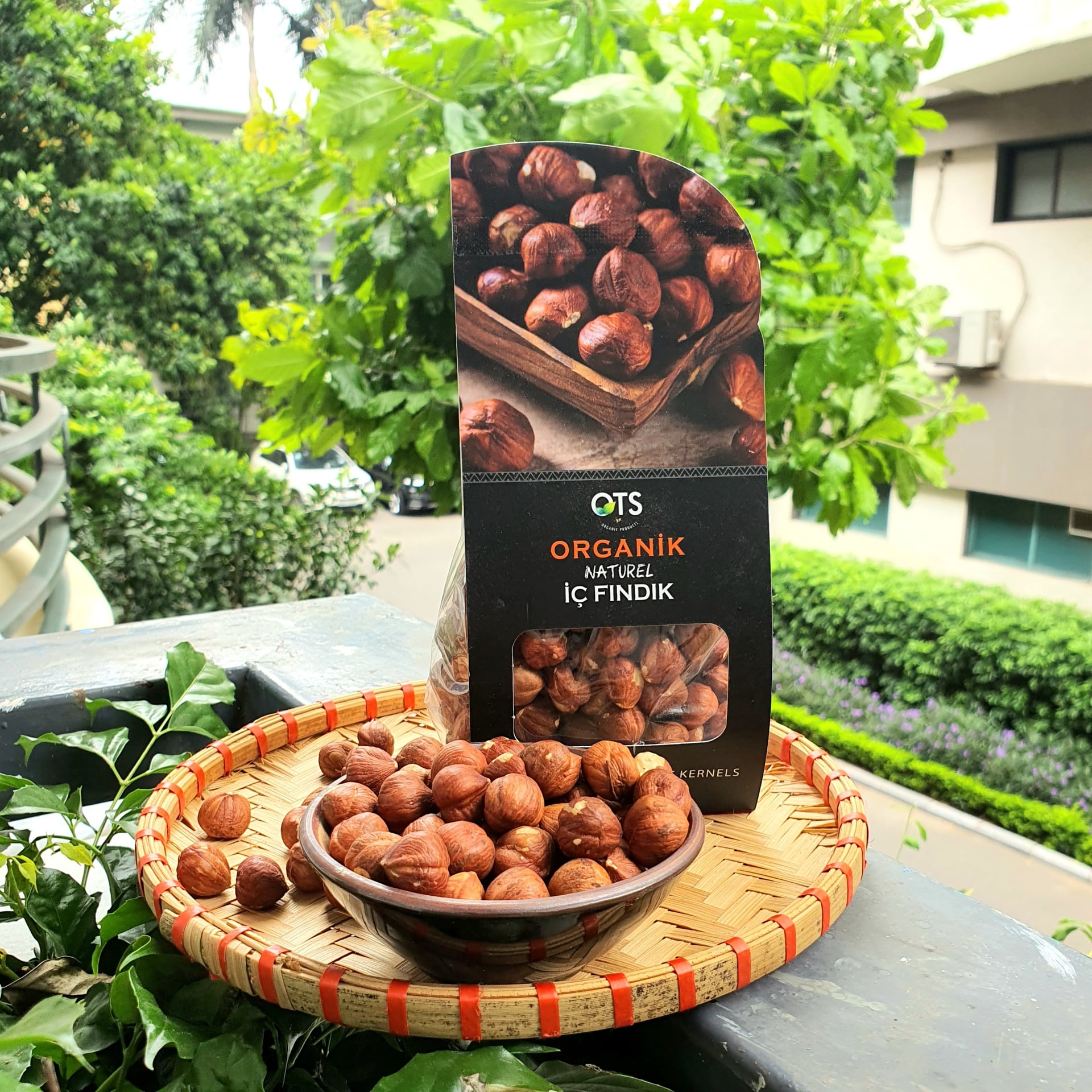 Hạt phỉ hữu cơ 200g OTS Organik Organic Raw Hazelnut Kernels