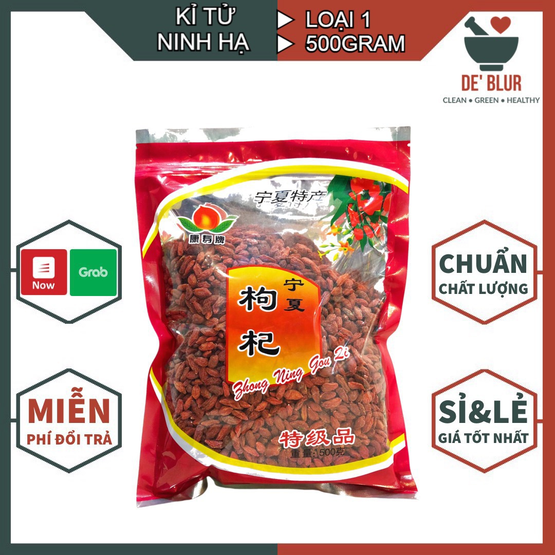 | loại đỏ ngọt | kỉ tử ninh hạ hàng loại 1 nấu chè dưỡng nhan 100gram - 500gram