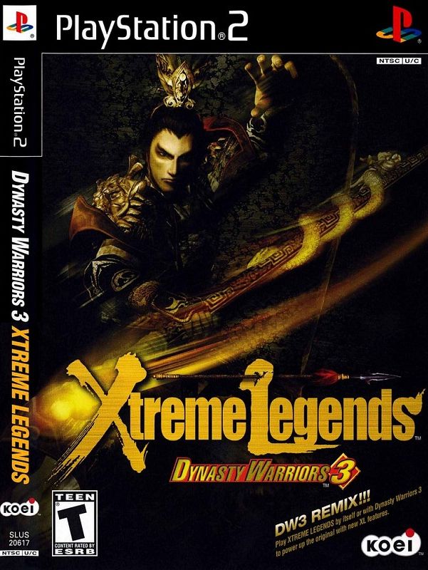 Đĩa game PS2, Dynasty Warriors 3: Xtreme Legends.