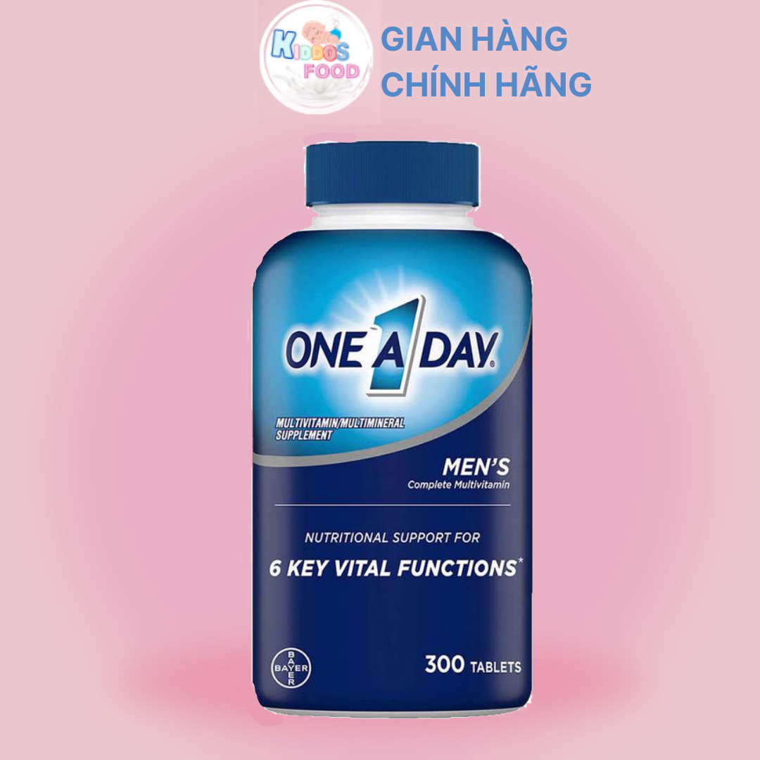 Vitamin tổng hợp One A Day men's health Formula bayer cho nam dưới 50 tuổi hộp 300 viên Kiddos Food