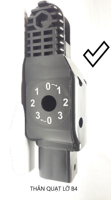 Bộ thân quạt lỡ, quạt lửng loại tốt sử dụng thay thế cho thân quạt lỡ Senko và các loại quạt khác