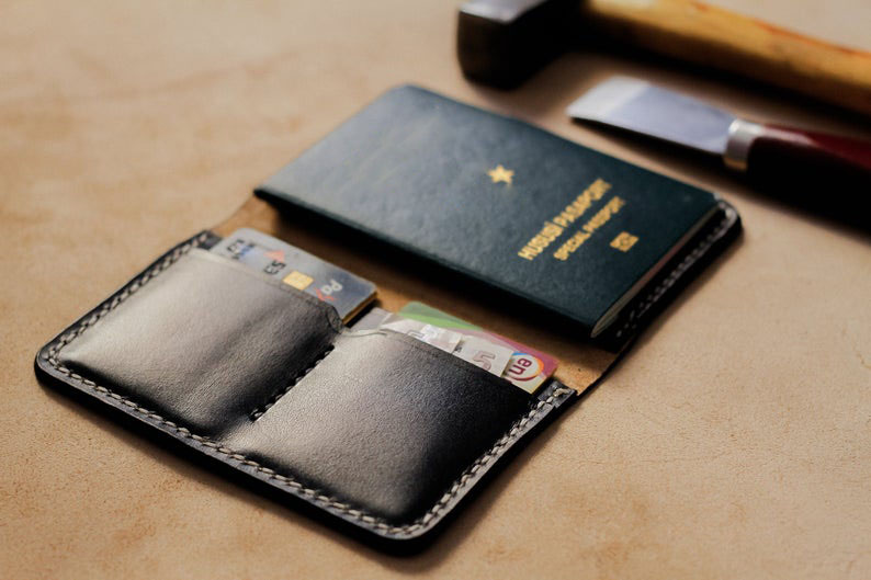 Ví da đựng passport da thật