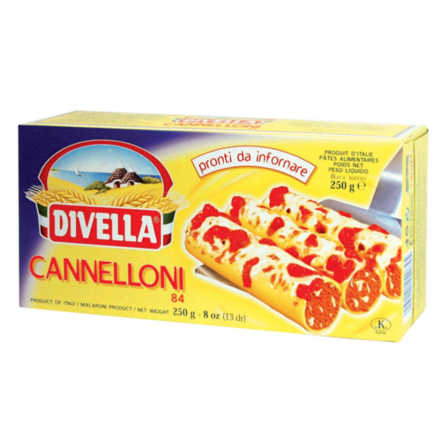 Mì ống Divella Cannelloni 250gr Nhập Khẩu Ý