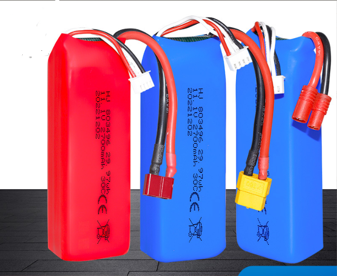 Pin Li-Po 3s 11.1v 2700mah xả 30c 803496 Máy bay cano Xe điều khiển V303 V393 WL913 Udii903 FT012