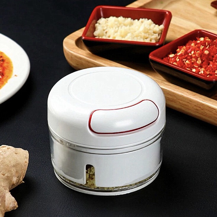 [HCM]Máy Xay Cầm Tay Kéo Dây Đa Năng - Dụng Cụ Xay Nghiền Nhỏ Tỏi Ớt Rau Củ Quả Siêu Tốc