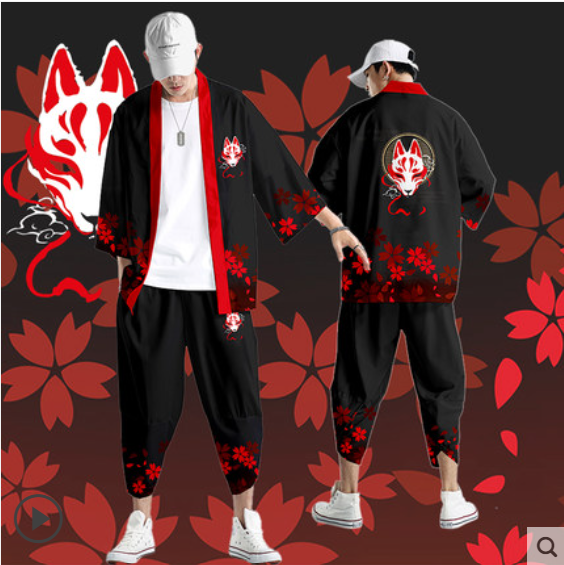 Set đồ Cosplay - Haori Kimono Yunhe Jiuxiao phong cách Nhật Bản BSK14