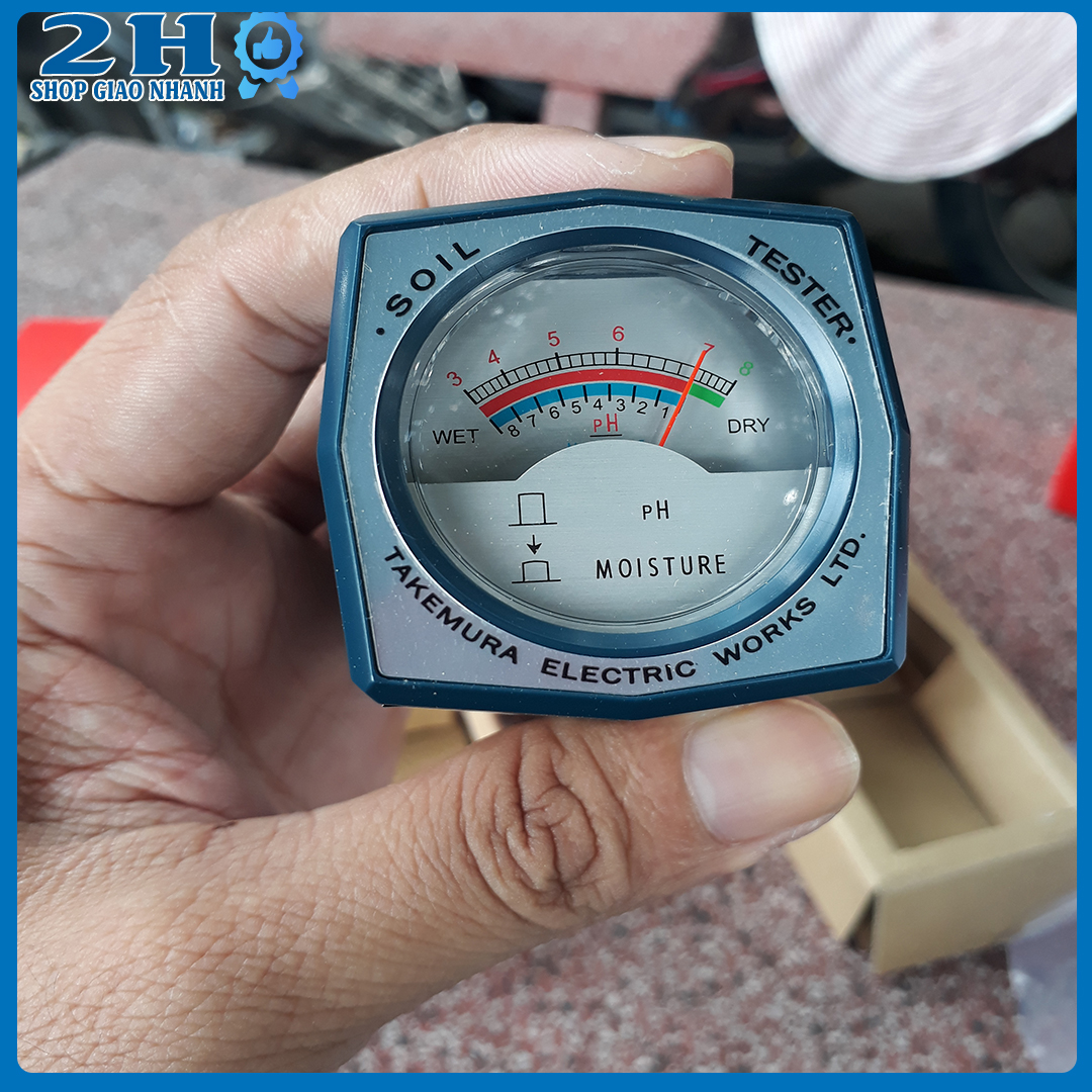 Máy đo ph đất và độ ẩm đất nhật bản takemura dm15 đo chính xác độ ph đất dễ dàng tiện dụng