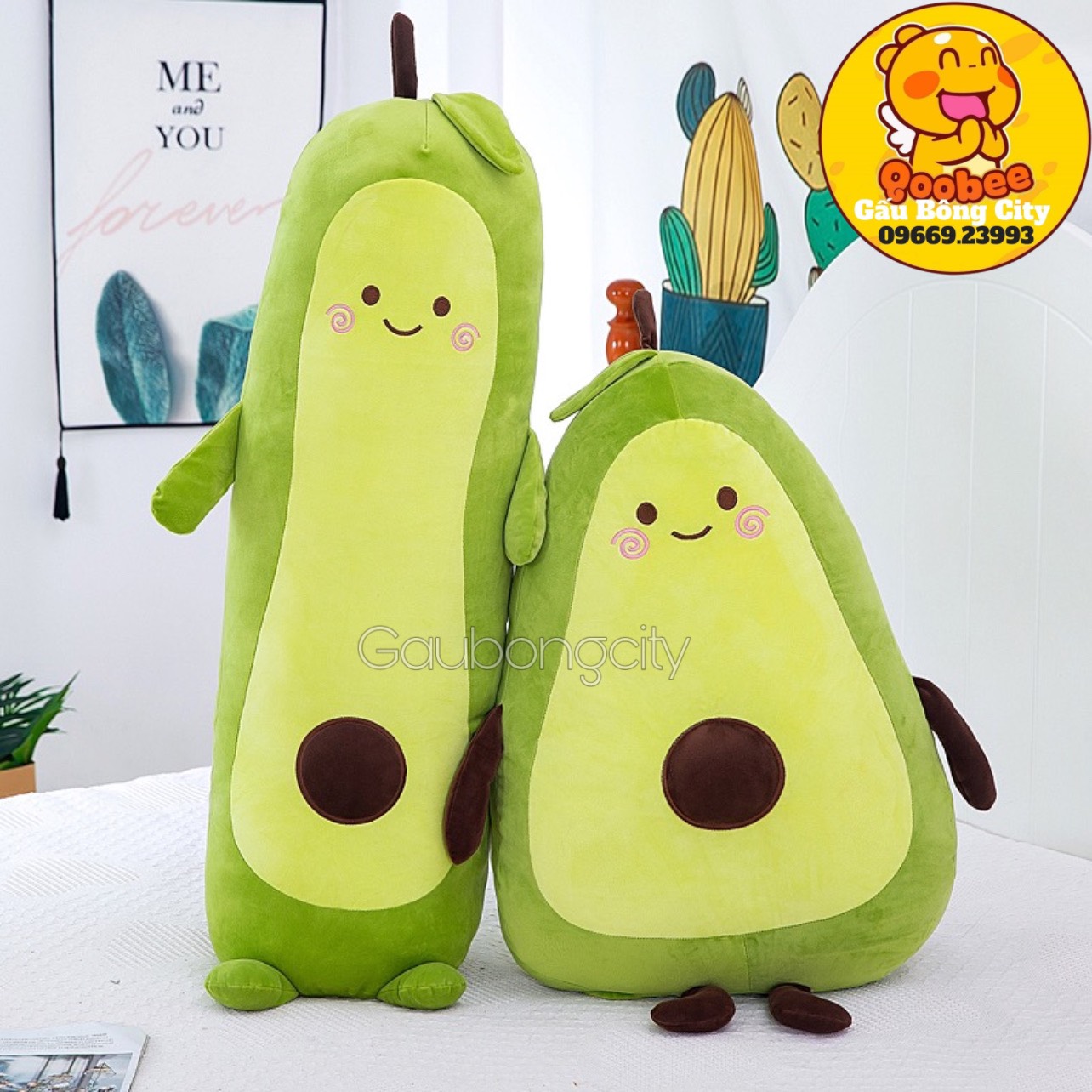 Quả Bơ Nhồi Bông Cao Cấp Gấu Bông City