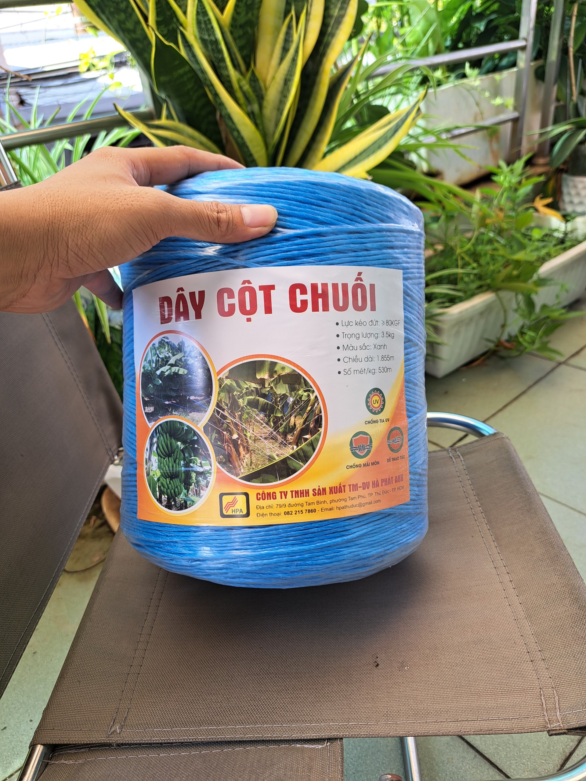 Dây cột chống đổ chuối xuất khẩu. dây chằng chuối ; sợi se nông nghiệp chuyên dụng