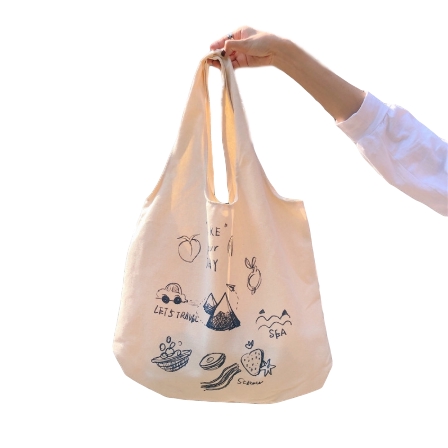 Túi tote vải vuông tròn, túi tote nữ