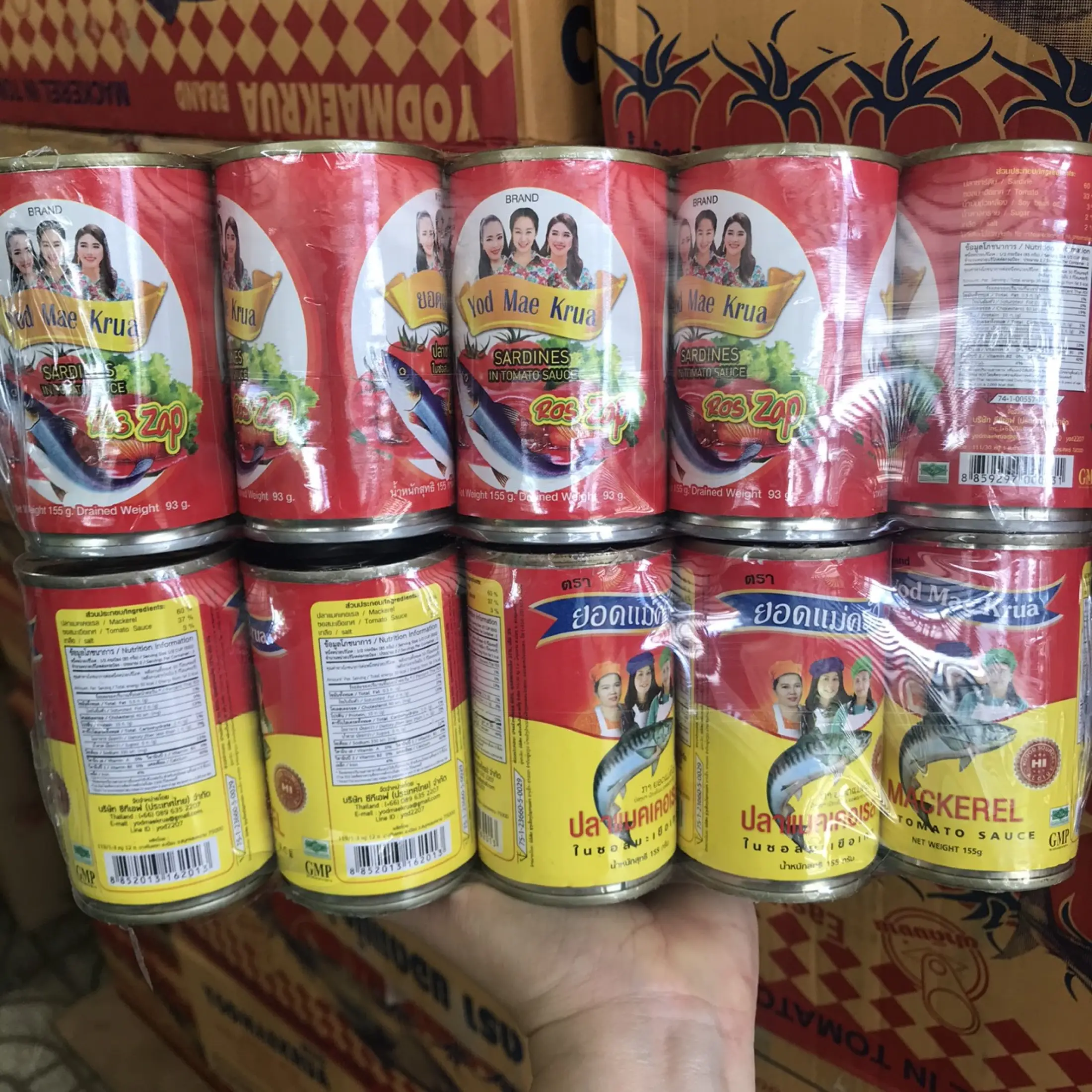 Cá hộp 3 cô gái hàng Nội Địa Thái Lan 155g/ hộp