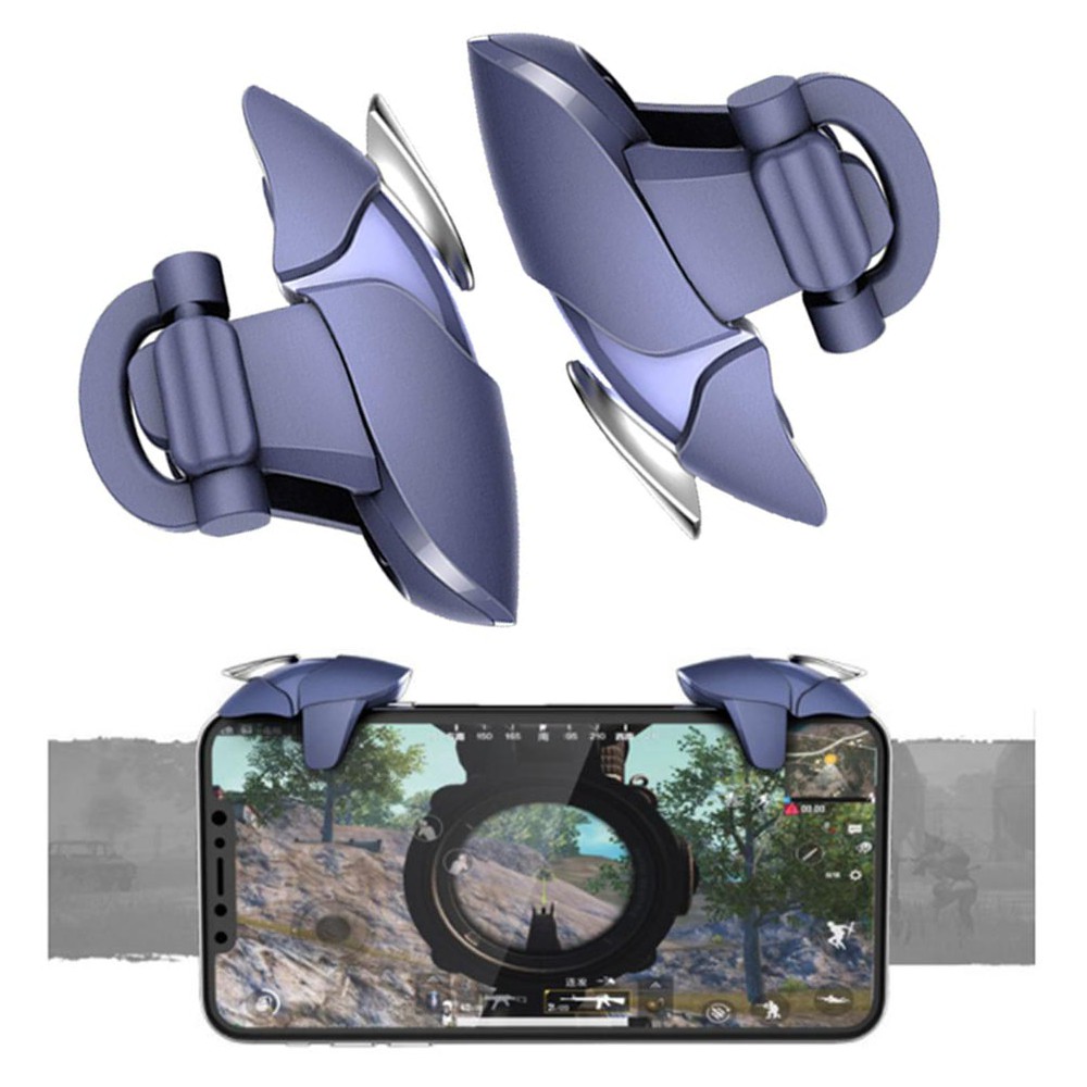 1 cặp nút chơi game nút bắn pubg blue shark loại 1 mẫu cá mập lên bờ siêu nhậy