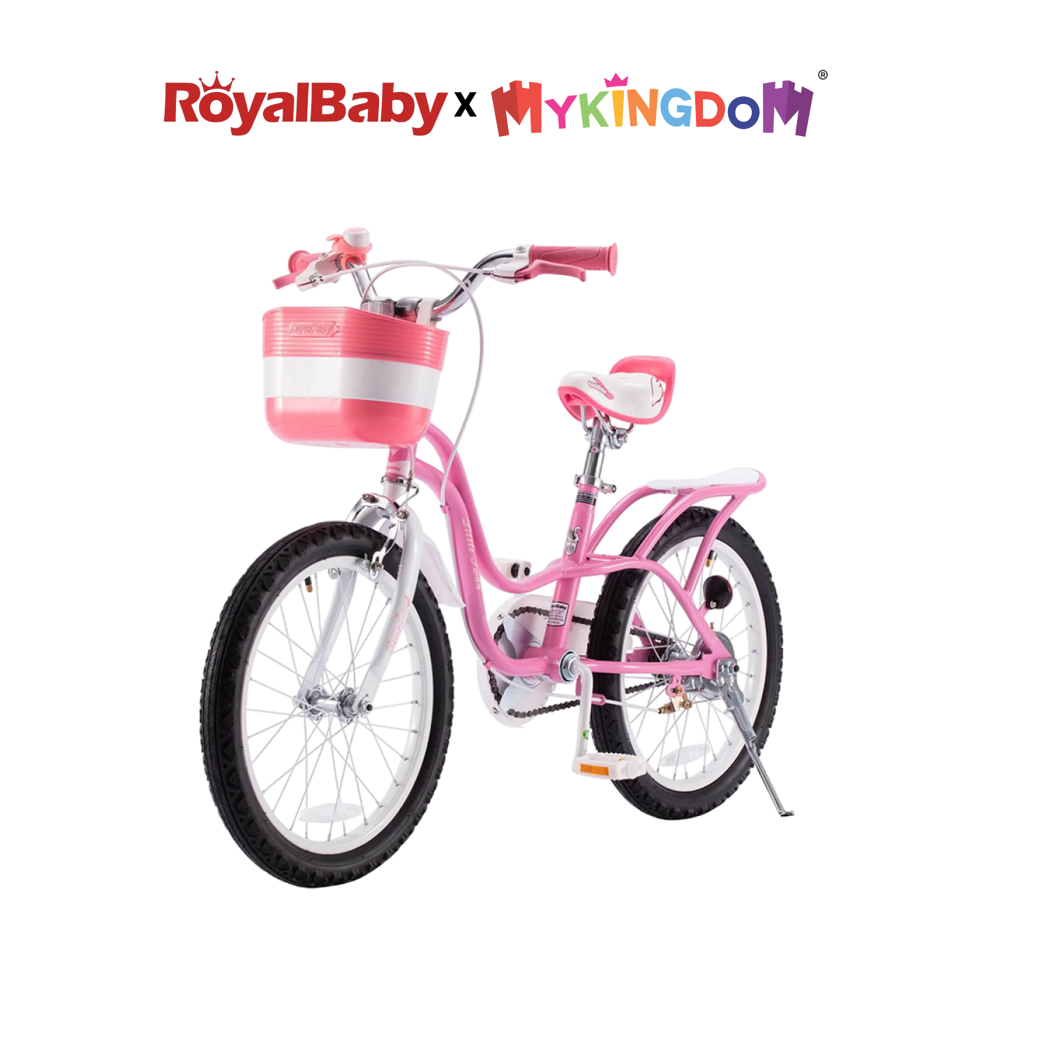 Xe đạp trẻ em ROYAL BABY Little Swan 18'' Màu Hồng RB18-18