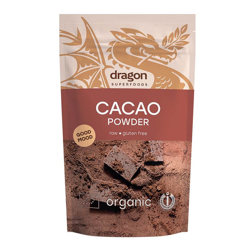 Bột cacao nguyên chất hữu cơ 200gr - Dragon Superfoods