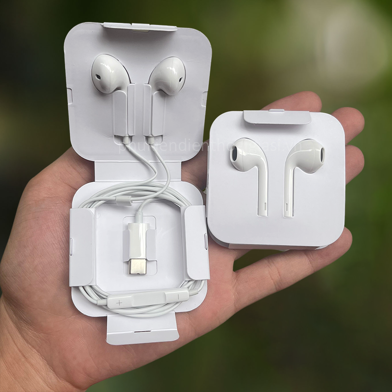 Tai Nghe chân Type C Cho IPhone 15/Macbook hàng Zin hãng bóc máy