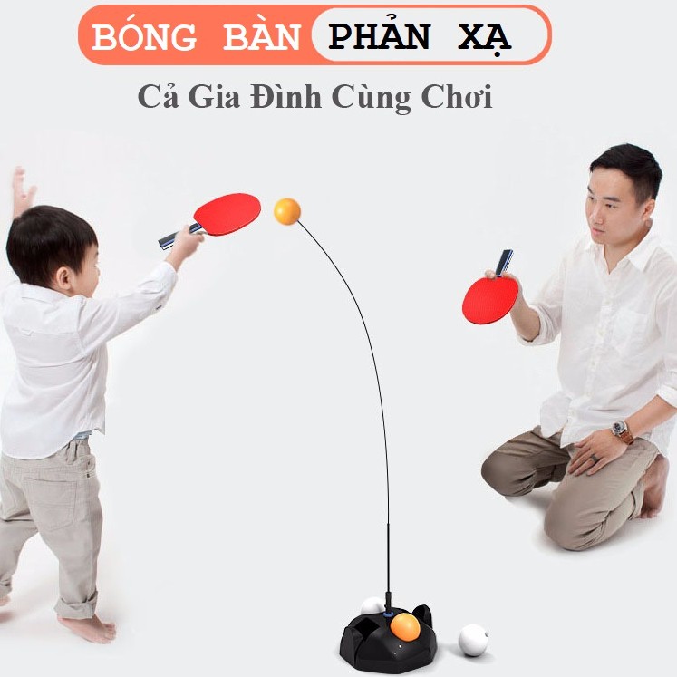 Bóng bàn luyện phản xạ loại tốt, rèn luyện sức khỏe, phản xạ nhanh, giảm stress công việc, học hành ngay tại nhà cho bé và mọi lứa tuổi.