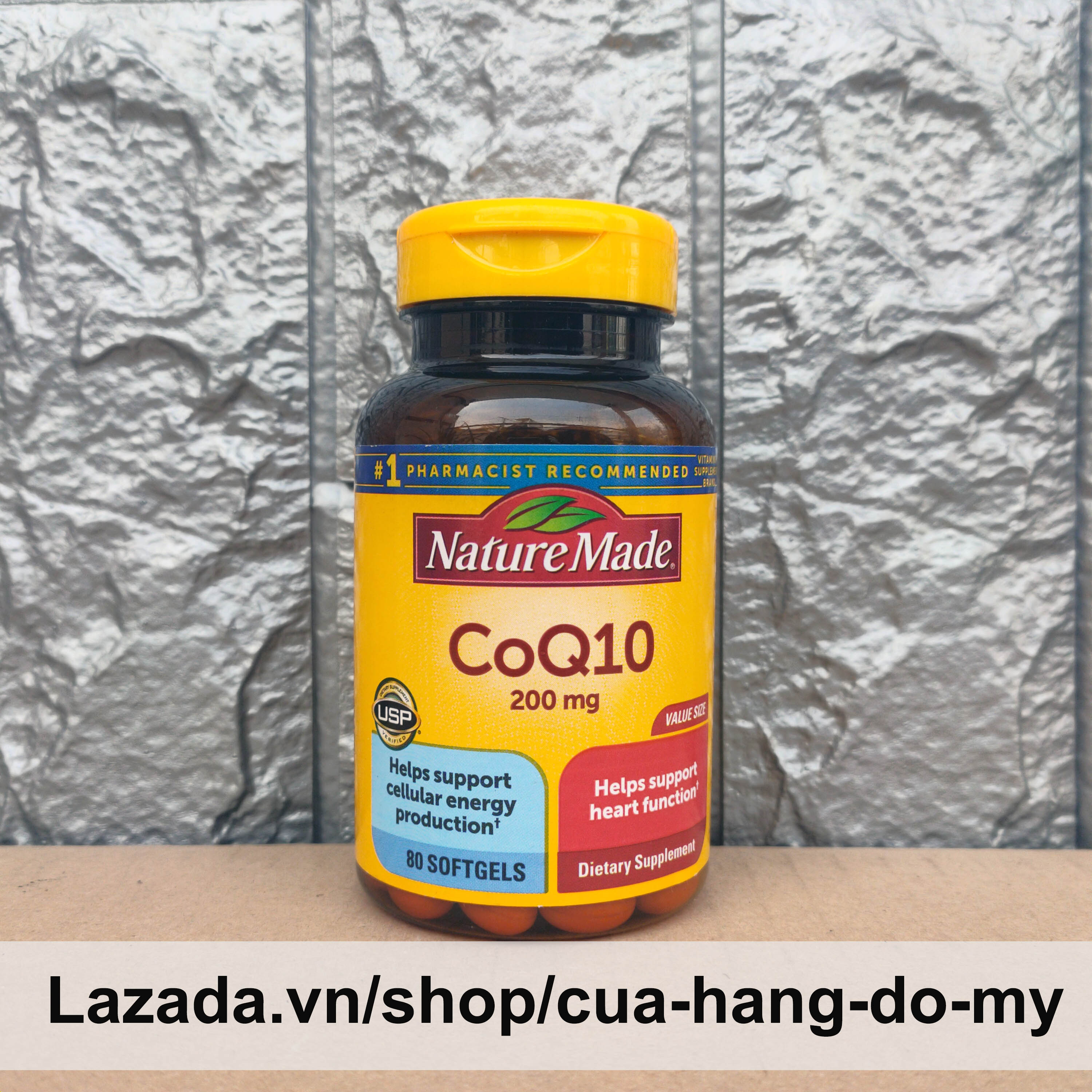 Viên Uống Bổ Tim Mạch CoQ10 Nature Made 200mg 80 viên Của Mỹ Nature Made Coq10 200mg Shop Hong1008