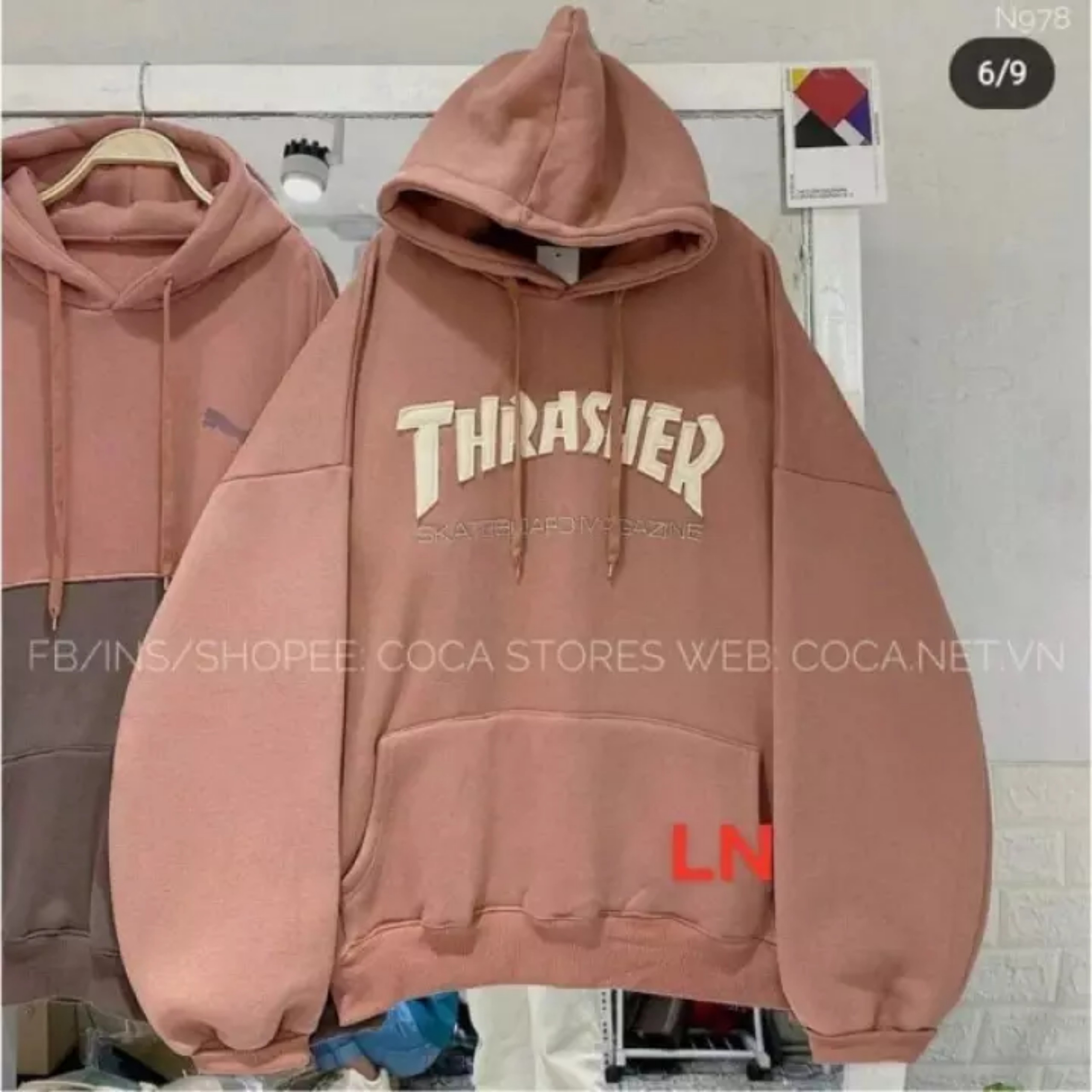 Aó hoodie TARA túi trước đủ màu