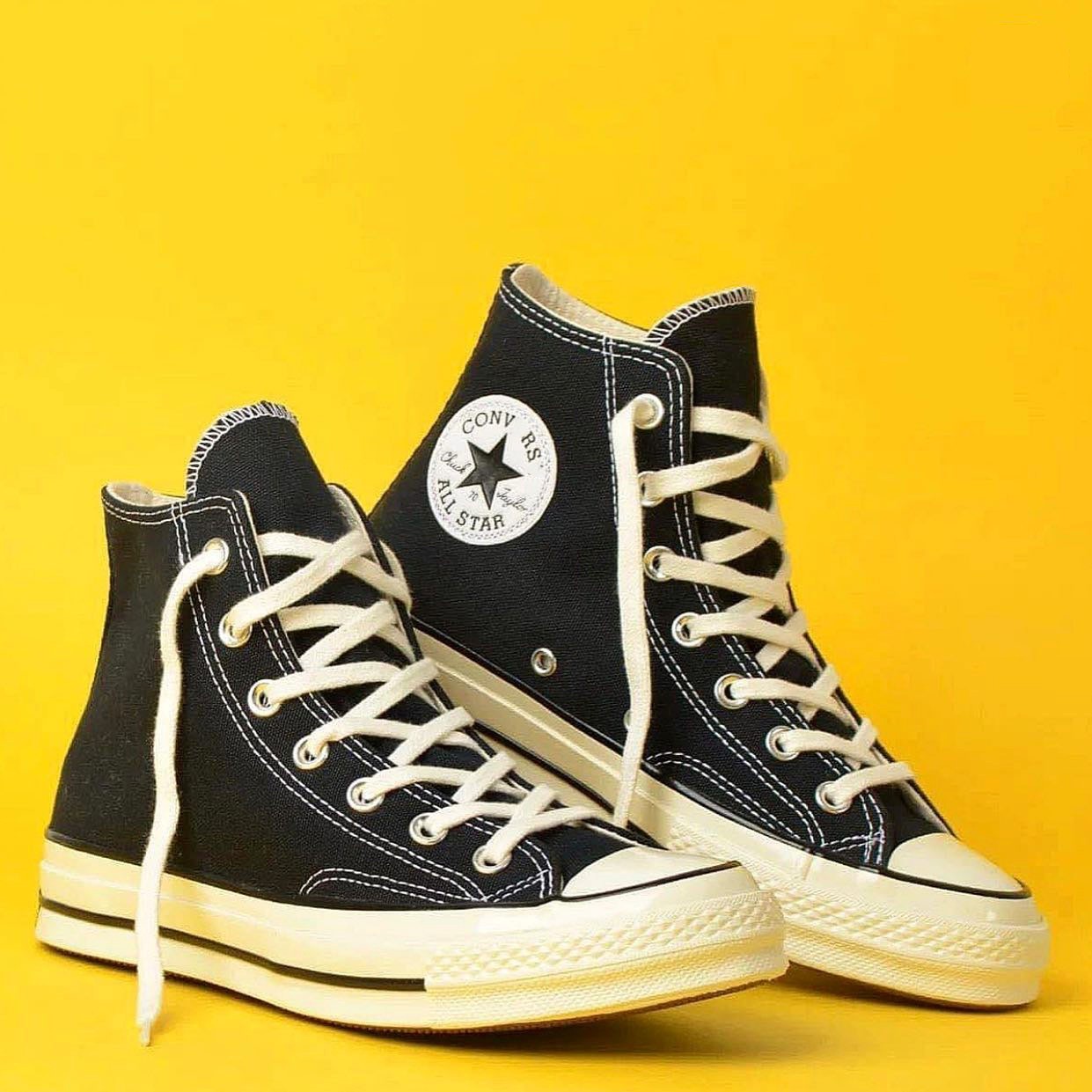Giày Converse Chuck 1970s cao cổ màu đen