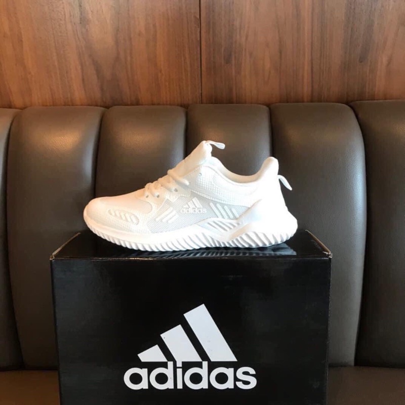 Giày Adidas Giày thể thao nam nữ - Giày chạy bộ 3 màu đen trắng xám,
