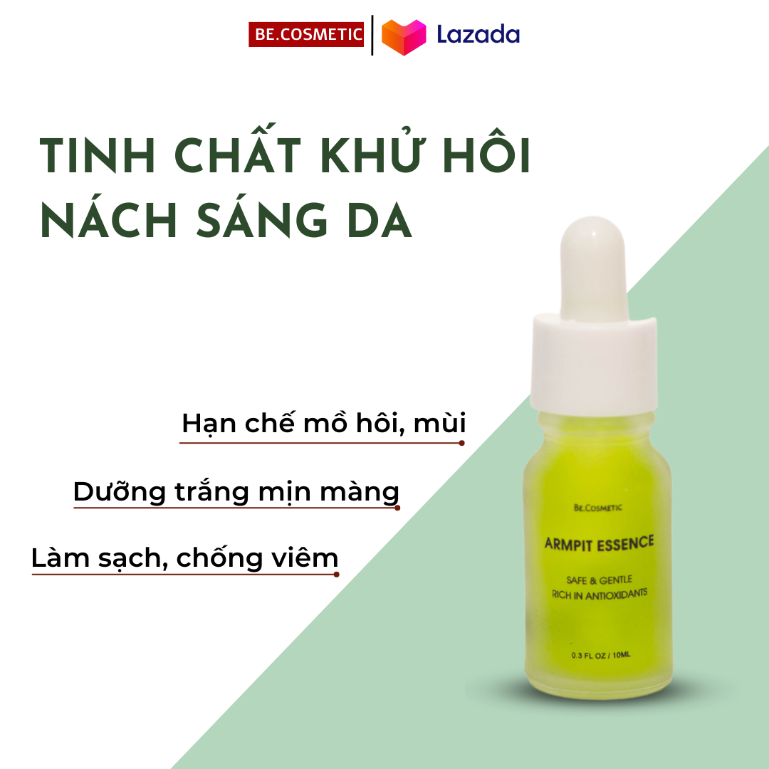 Tinh chất hôi nách Armpit cam kết chính hãng Becosmetic. Hiệu quả sau 2 tuần sử dụng
