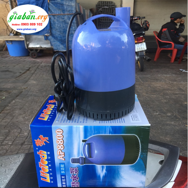 Máy bơm nước thả chìm lifetech ap8800 chuyên dùng cho hồ cá, bể cá, thác nước non bộ