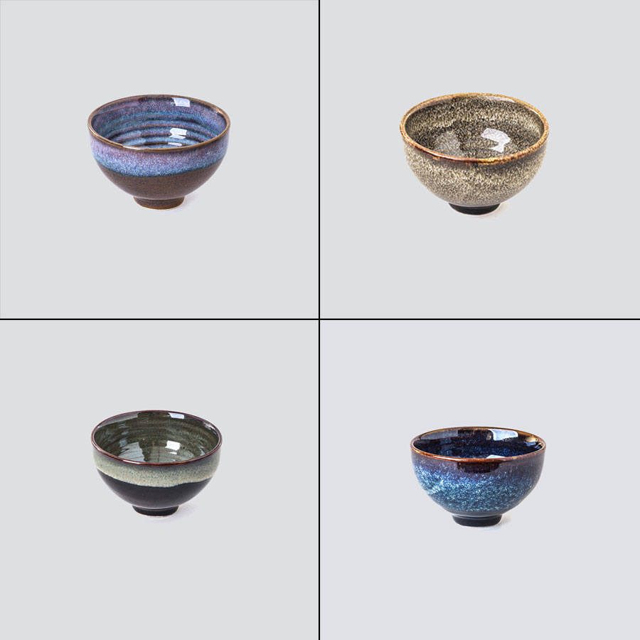 Bát Cơm Kiểu Nhật D10 (5 Màu) Men Cao Cấp - Bát Súp - Bát Cup - Bát Ăn Cơm  - Gốm Sứ Bát Tràng