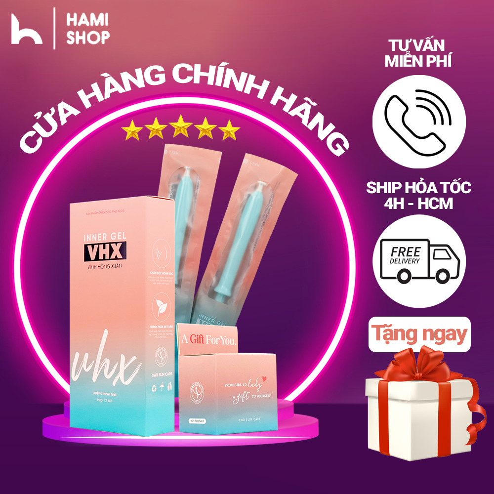 Inner gel bút tình yêu vĩnh hồng xuân VHX Slimming Care khử mùi làm hồng se khít vùng kín