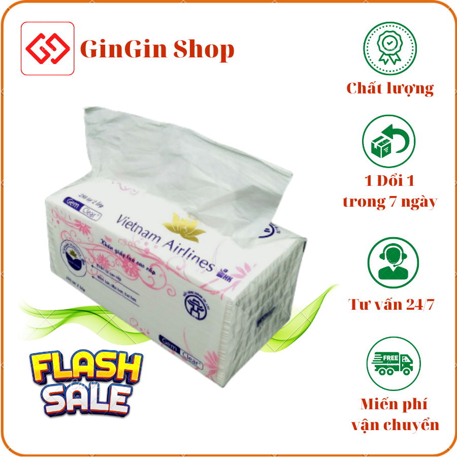 Combo 5 bịch khăn giấy rút hàng không 300 tờ hàng loại 1, chất liệu giấy 3 lớp