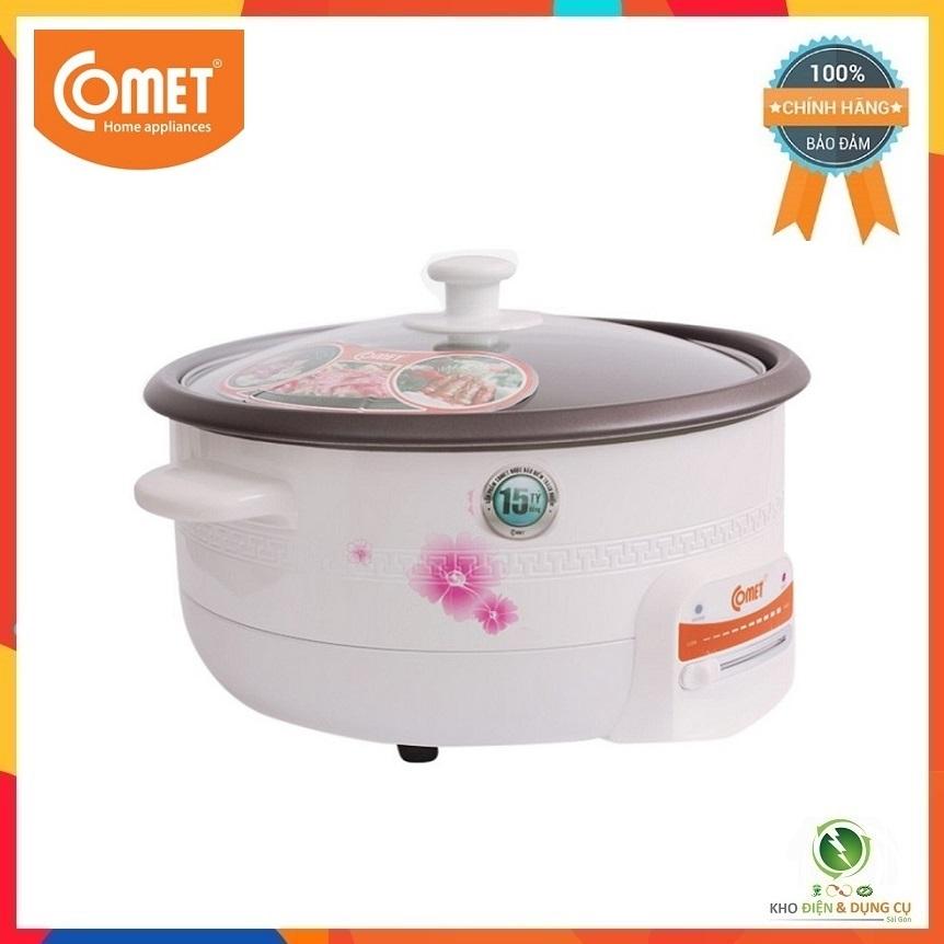 NỒI LẨU ĐIỆN 3.5 LÍT COMET CM7731 ĐA NĂNG TIỆN DỤNG ( NẤU LẨU, SÚP, CHIÊN, XÀO, HẤP ... )