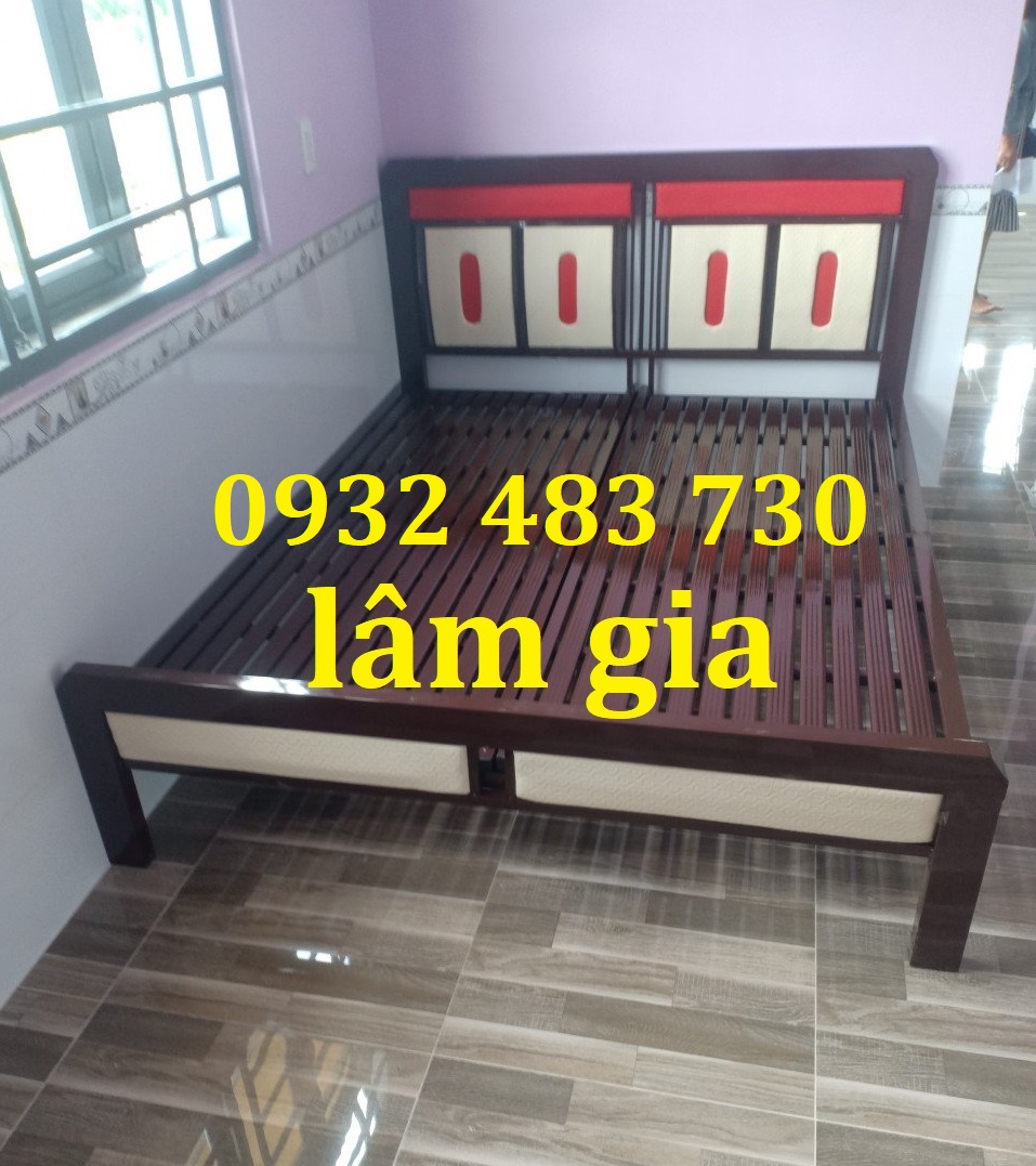 Giường sắt giá rẻ - giường sắt 1m2 - giường sắt hộp