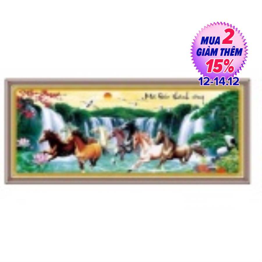 Tranh thêu chữ thập Mã đáo thành công DLH-222829-Siêu thị tranh thêu