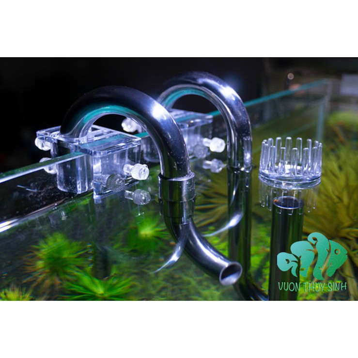 Ống IN OUT INOX MUFAN  fi16 (đầu out xoay chỉnh dòng có lọc váng)