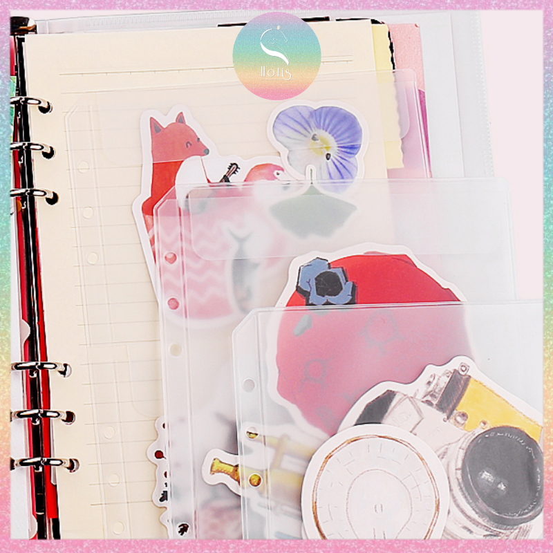 [HOTIS] Sheet PVC đựng card, sticker cho binder A6/ A5/ B5/ A4