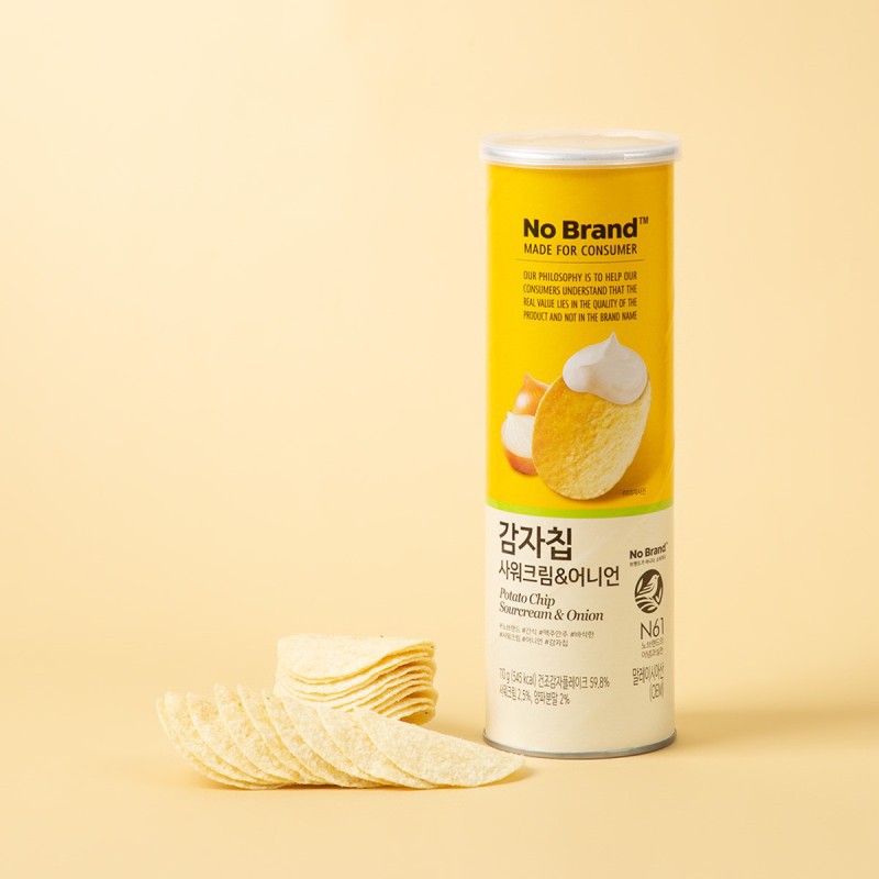 Snack Khoai Tây Chiên No Brand vị hành tây và kem chua 160G