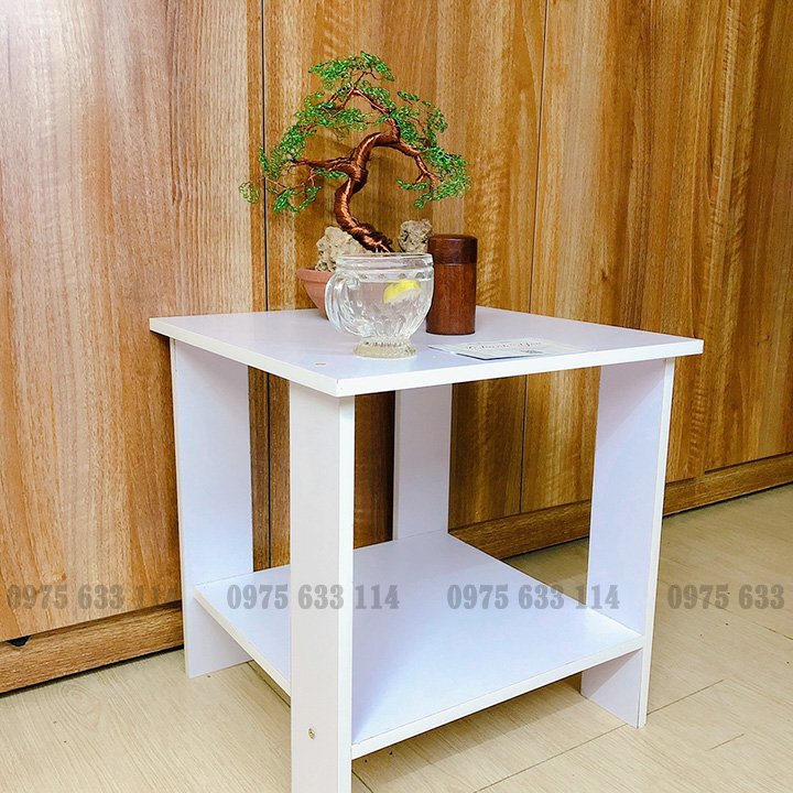 Bàn trà Cafe 📌FREESHIP📌 Kệ gỗ, tab đầu giường nhỏ gọn tiện lợi, trang trí nhà cửa tiện lợi