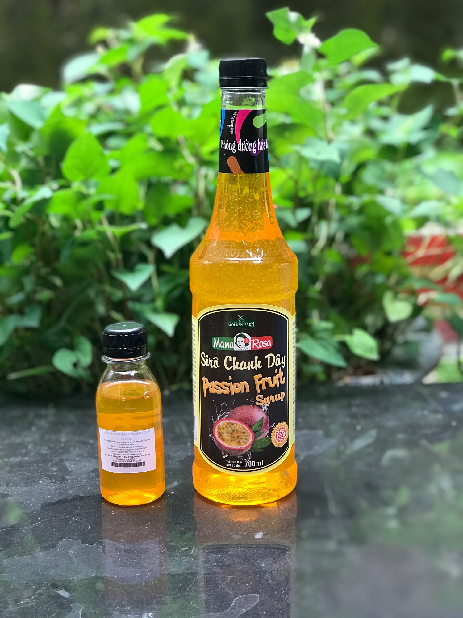 Siro chanh dây golden farm 700ml
