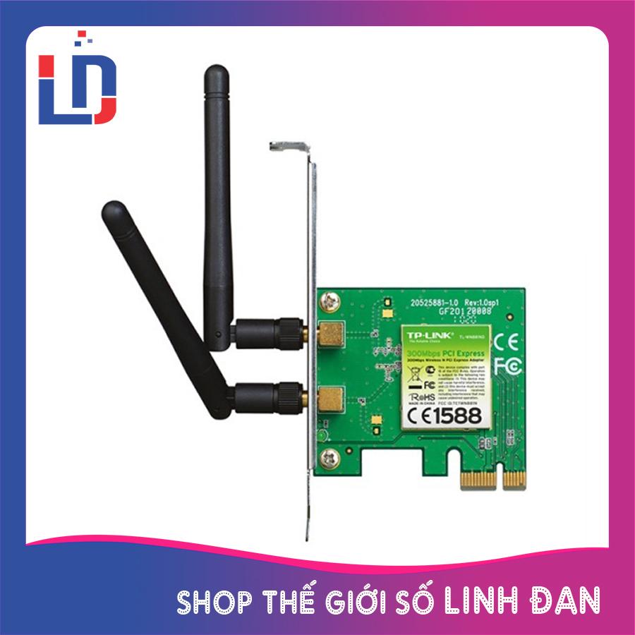 Card mạng thu wifi tp-link tl-wn881nd khe pcie 2 râu