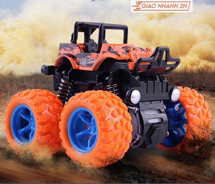 Xe quái xế baby bus, xe ô tô địa hình buggy, xe monster truck, cho bé học phân biệt màu sắc