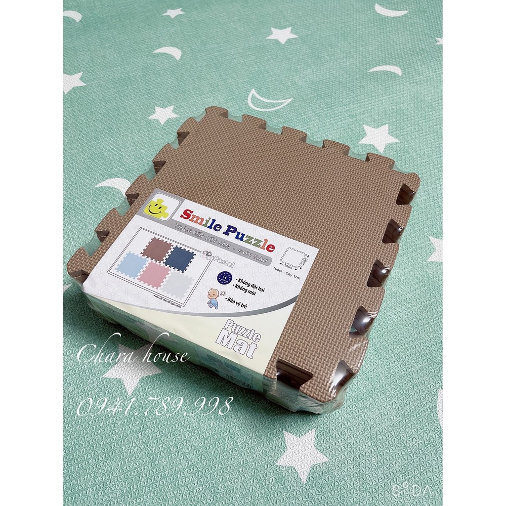 FREE SHIP Thảm Ghép Cao cấp Simile Puzzle Bộ Chữ Cái tông màu Pastel siêu yêu!