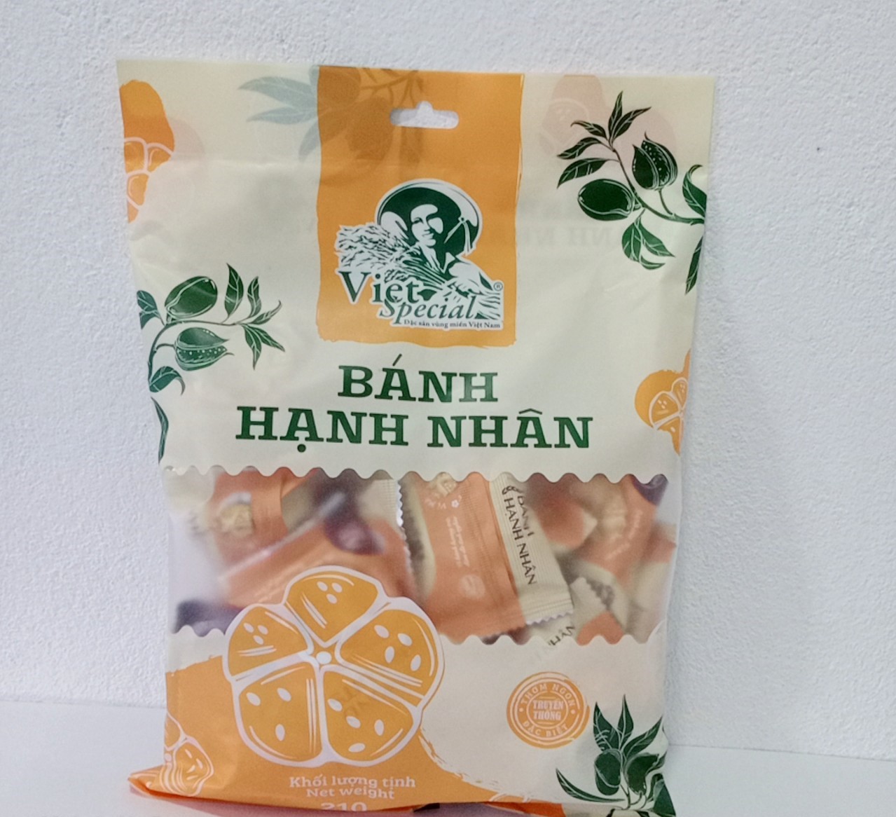 Đồ ăn vặt Bánh hạnh nhân VietSpecial 210gr - đặc sản An Giang