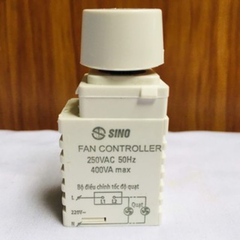 Dimmer đèn quạt sino, hạt chiết áp đèn quạt 400-500va sino vanlock - chính hãng