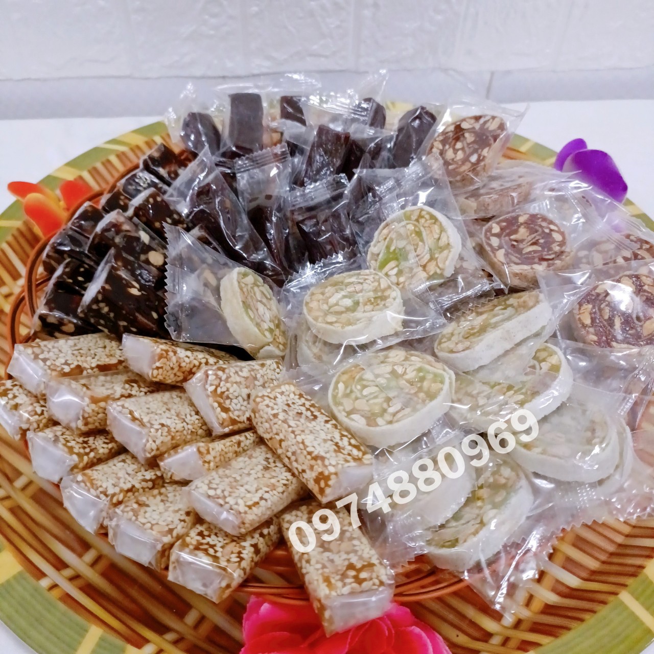 1Kg Kẹo mix 5 vị it ngọt-đồ ăn vặt